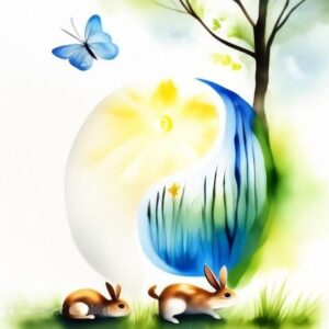 Osterzeit und Yin-Yang